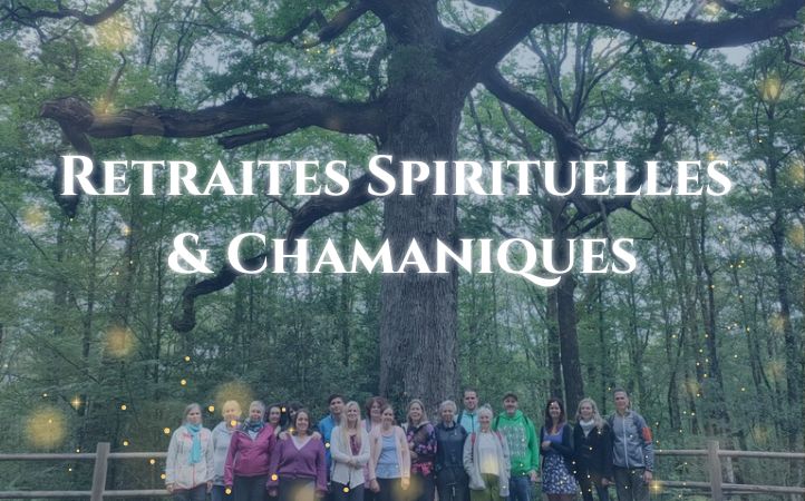 image de la retraite spirituelle, retraite chamanique